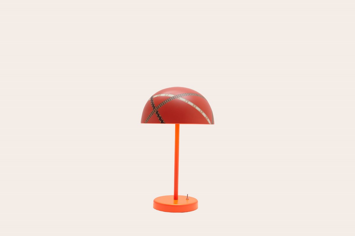 MARQUETRYMANIA TABLE LAMP Red